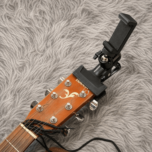 JamDock Grip™ - Hands-Free Guitar Phone Clamp